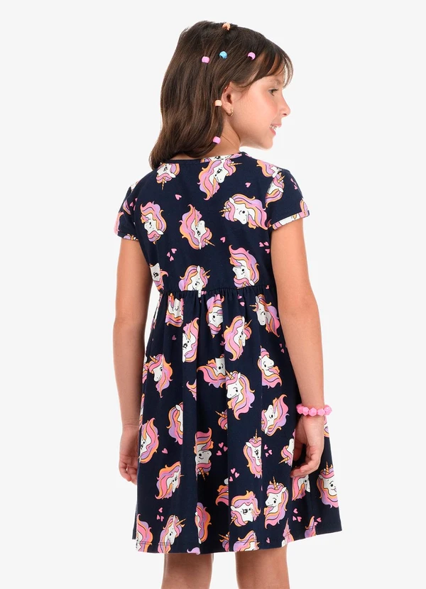 Rovi Kids - Vestido Cotton Azul 2