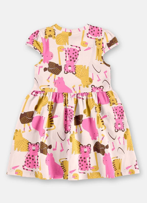 Up Baby - Vestido Cotton Bichos Estampado 3