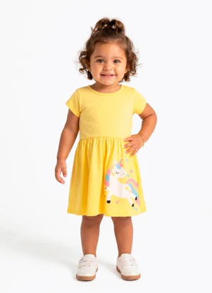 Sweet Lemon - Vestido Cotton Elegance Amarelo - SWEET LEMON