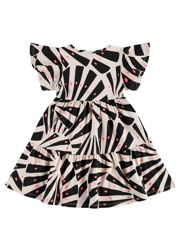 Bee Loop - Vestido Cotton Infantil Preto 3