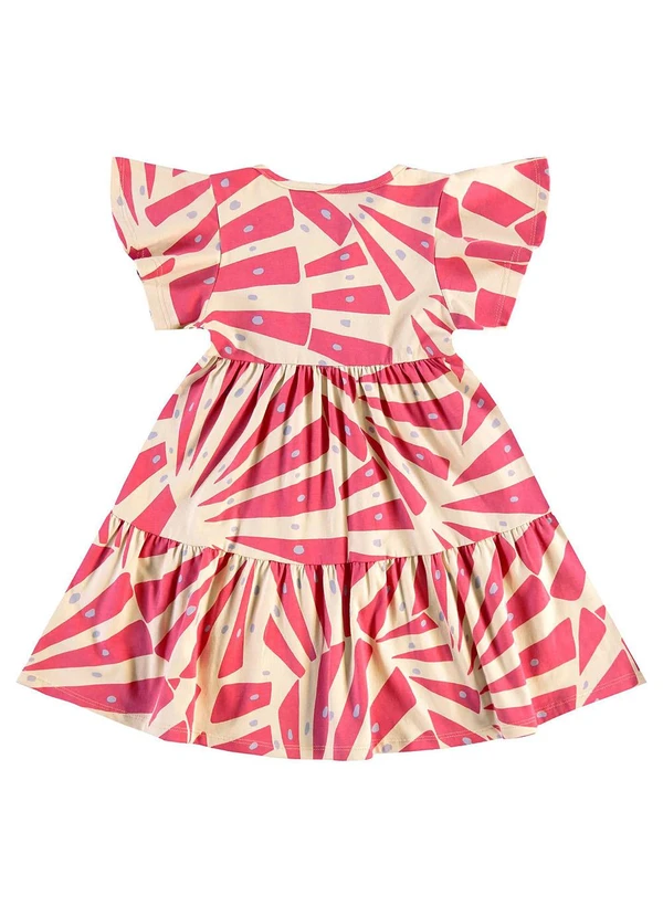 Bee Loop - Vestido Cotton Infantil Rosa 2