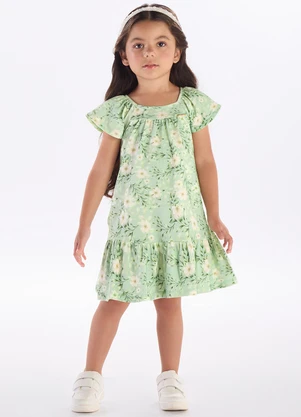 Pulla Bulla - Vestido Cotton Leve Verde - PULLA BULLA