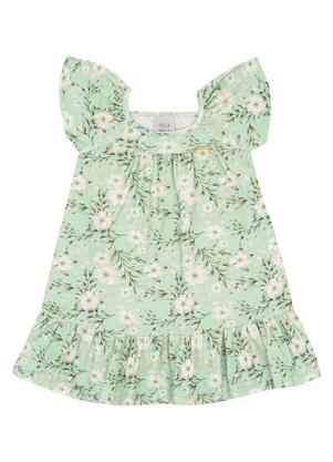 Pulla Bulla - Vestido Cotton Leve Verde - PULLA BULLA