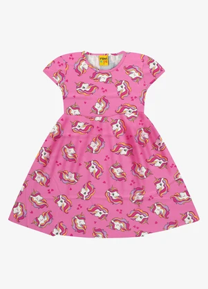 Rovi Kids - Vestido Cotton Rosa - ROVI KIDS