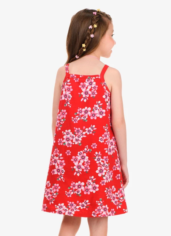 Rovi Kids - Vestido Cotton Vermelho 2