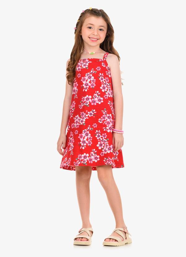 Rovi Kids - Vestido Cotton Vermelho 3
