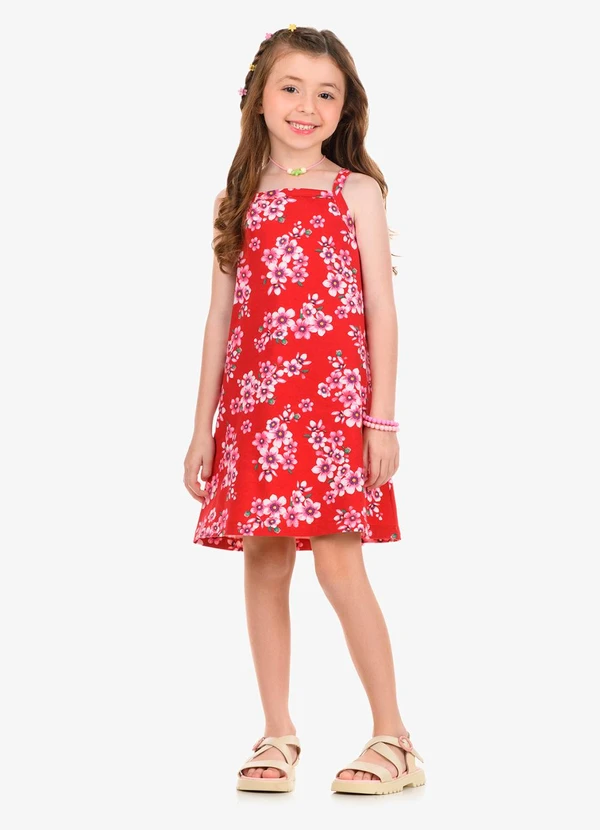 Rovi Kids - Vestido Cotton Vermelho 3