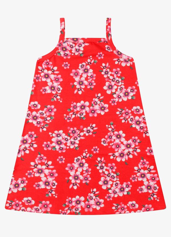 Rovi Kids - Vestido Cotton Vermelho 5