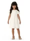 Carinhoso - Vestido Curto Amplo Acetinado Branco - variação: Branco
