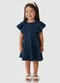 Carinhoso - Vestido Curto Amplo Azul Marinho - variação: Azul Marinho