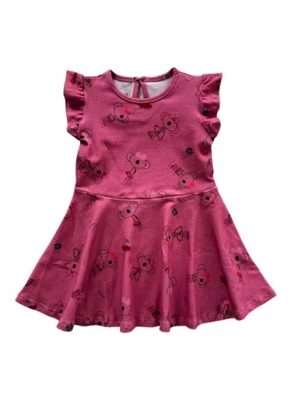 Lilica Ripilica - Vestido Curto Estamapdo Rosa - LILICA RIPILICA