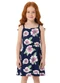 Malwee Kids - Vestido Curto Godê Floral Azul Marinho - variação: Azul Marinho