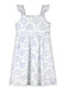 Alakazoo - Vestido Curto Infantil de Alças Estampado Azul - variação: Azul