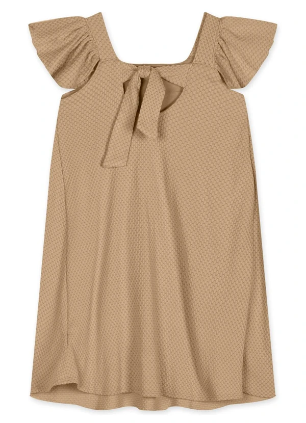 Lilica Ripilica - Vestido Curto Infantil Feminino Marrom 2