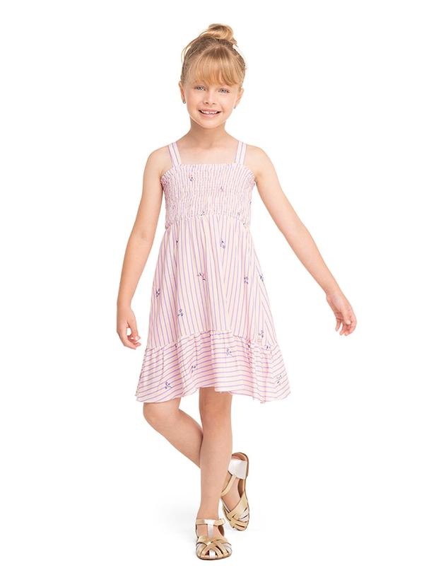 Marisol - Vestido Curto Infantil Feminino Roxo