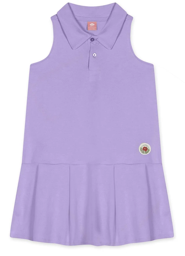 Lilica Ripilica - Vestido Curto Infantil Feminino Roxo