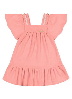 Colorittá - Vestido Curto Infantil Menina Sianinha Rosa - COLORITTÁ