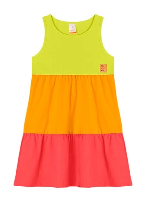 Marisol - Vestido Curto Infantil Verde - MARISOL