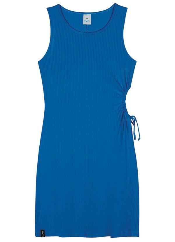 Hapier - Vestido Curto Juvenil Feminino Azul