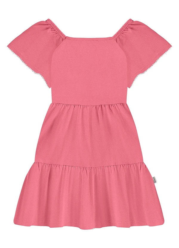 Malwee Kids - Vestido Curto Marias em Malha Rosê 2