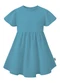 Malwee Kids - Vestido Curto Rodado Amarração Azul - variação: Azul