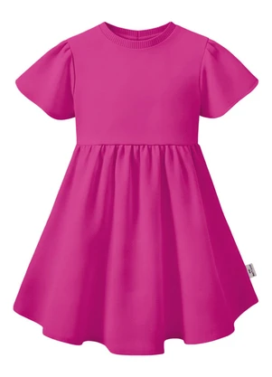 Malwee Kids - Vestido Curto Rodado Amarração Rosa - MALWEE KIDS