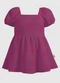 Malwee Kids - Vestido Curto Rodado Floral Rosa Escuro - variação: Rosa Escuro