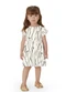 Carinhoso - Vestido Curto Rodado Laços Rosa - variação: Branco