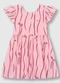 Carinhoso - Vestido Curto Rodado Laços Rosa - variação: Rosa