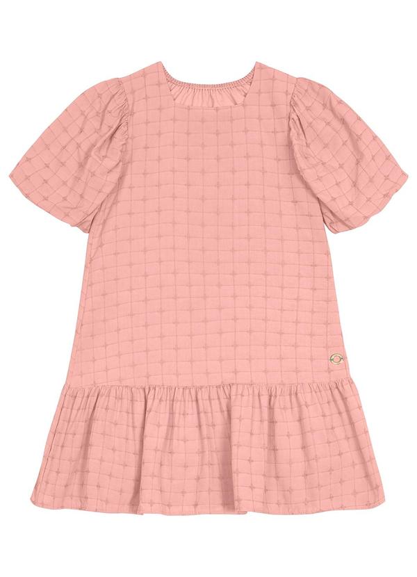 Carinhoso - Vestido Curto Xadrez Rosa