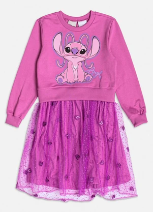 Momi - Vestido da Angel com Tule Roxo - MOMI