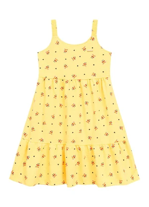 Duduka - Vestido de Alça Amarelo - DUDUKA