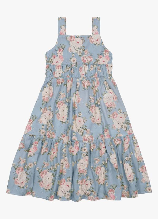 Trick Nick - Vestido de Alça Infantil Azul