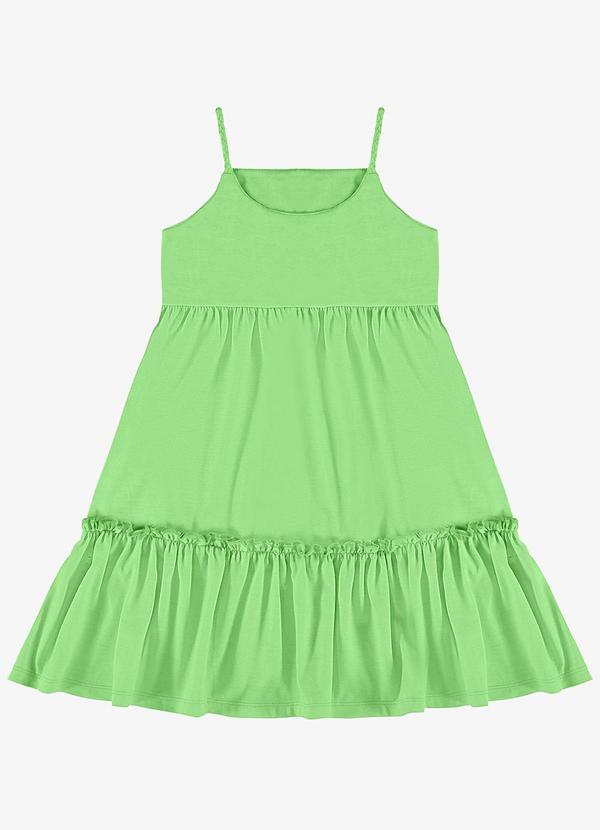 Rovi Kids - Vestido de Alça Infantil Verde