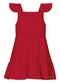 Alakazoo - Vestido de Alças em Malha de Algodão Rosa - variação: Vermelho