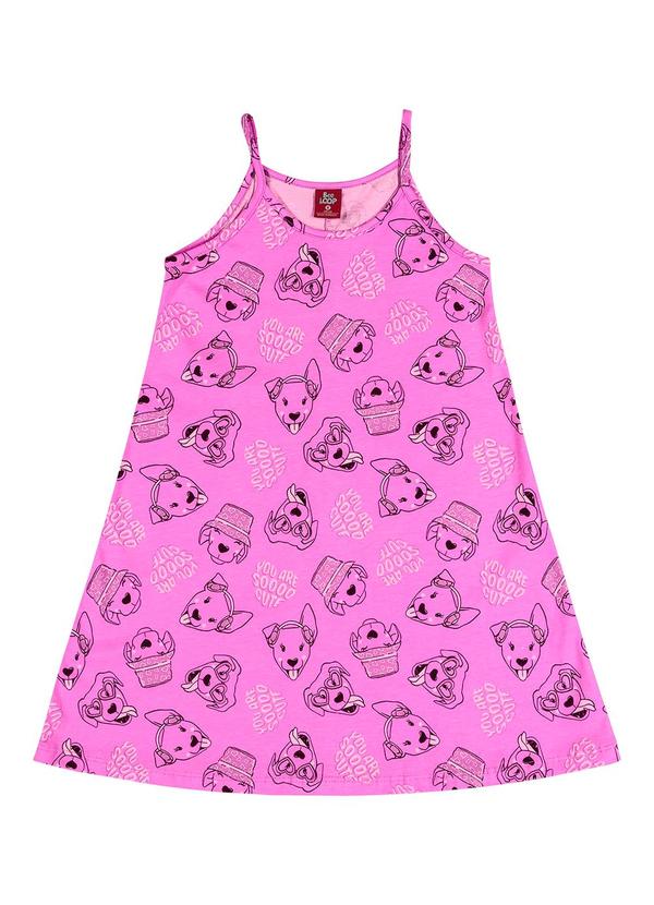 Bee Loop - Vestido de Alcinha Infantil Roxo