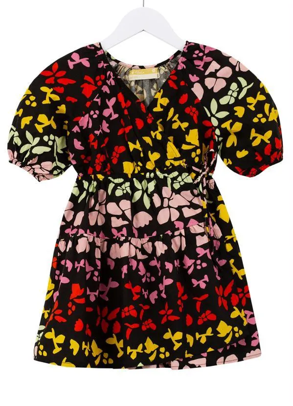 Fábula - Vestido de Algodão Liana Preto