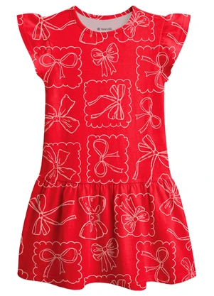 Brandili - Vestido de Laços Vermelho - BRANDILI