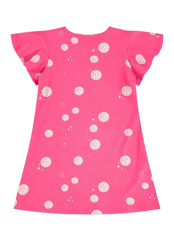 Bee Loop - Vestido de Bolinhas Infantil Cotton Rosa 2