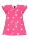 Bee Loop - Vestido de Bolinhas Infantil Cotton Rosa - variação:  