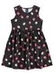 Bee Loop - Vestido de Bolinhas Infantil Vermelho - variação: Preto