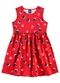 Bee Loop - Vestido de Bolinhas Infantil Vermelho - variação: Vermelho