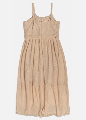 I Am - Vestido de Chiffon Nude - I AM