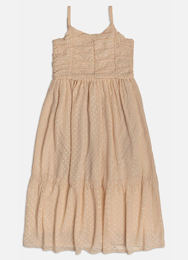 I Am - Vestido de Chiffon Nude