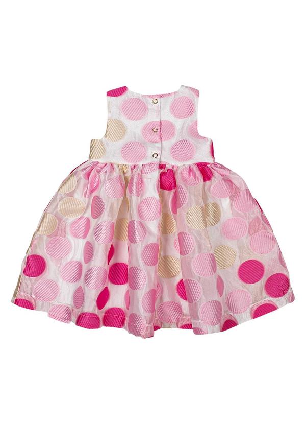 Momi - Vestido de Festa Poá Rosa 2