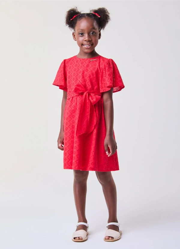 Bimbi - Vestido de Laise Vermelho Vermelho 2