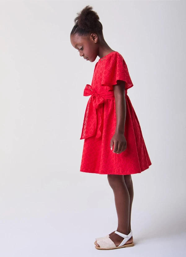 Bimbi - Vestido de Laise Vermelho Vermelho 3