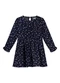 Alakazoo - Vestido de Mangas Longas Infantil Estampado Azul - variação: Azul