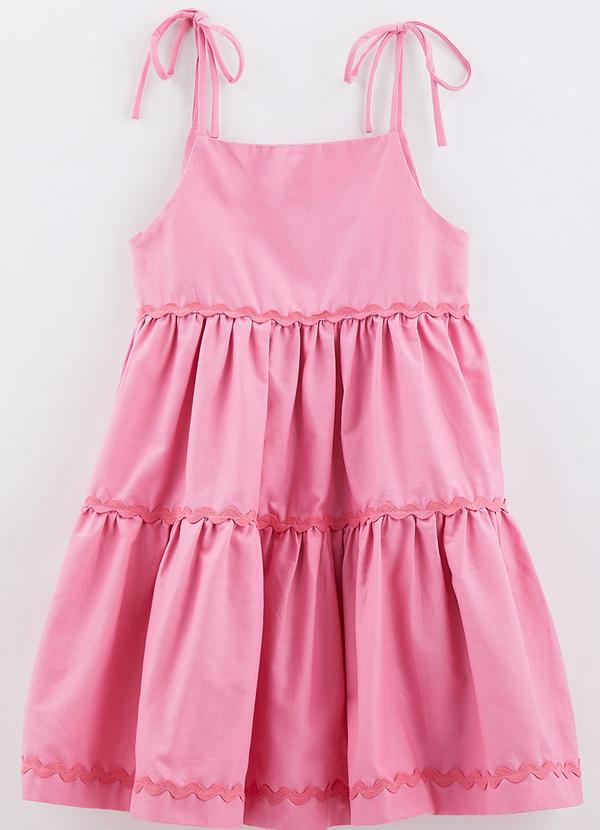 Fábula - Vestido de Menina Marias Rosa 2