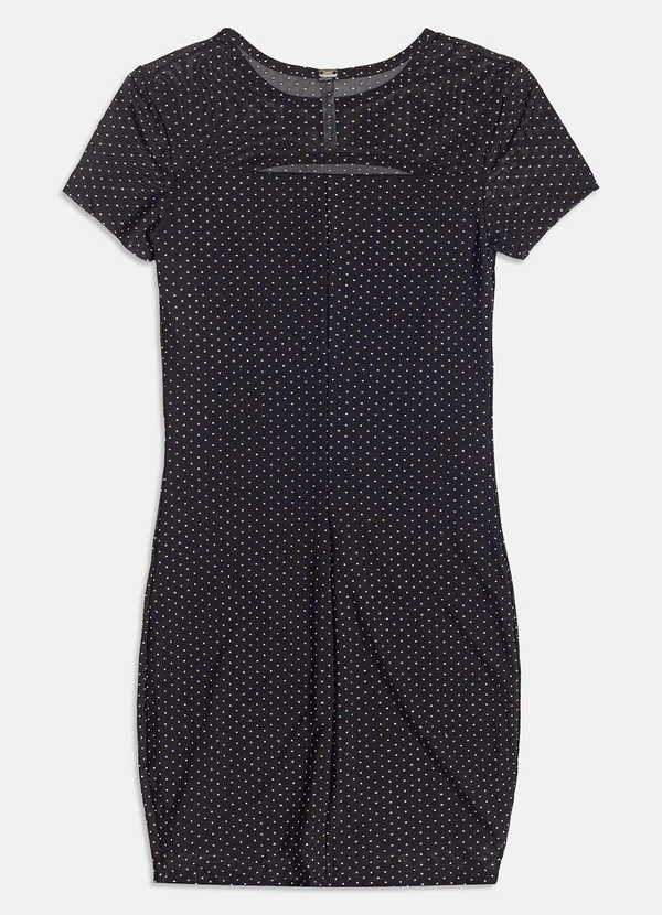 I Am - Vestido de Tule com Glitter Preto 6